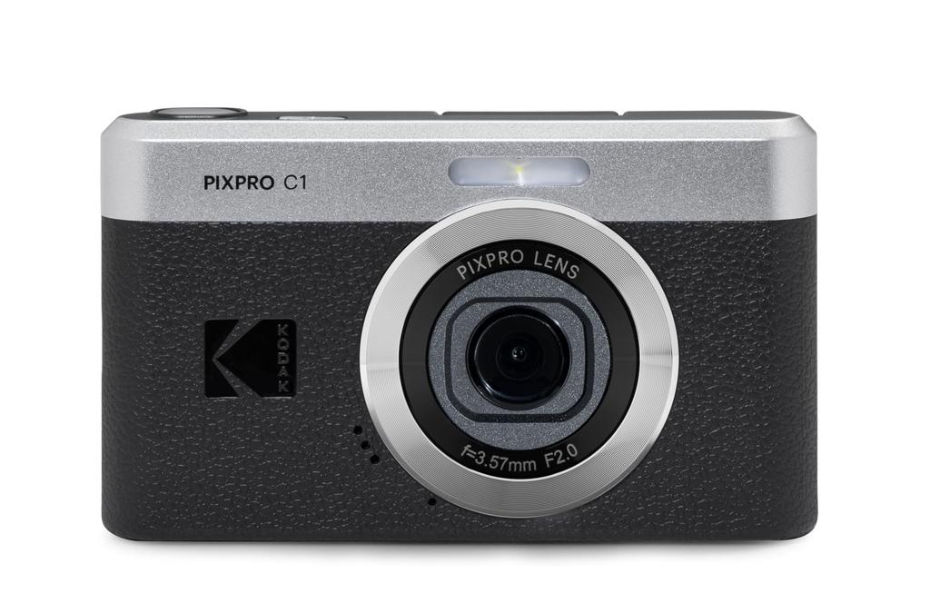 KODAK Pixpro C1 – Ultra-Compact Digital Camera | 13MP BSI CMOS, 4x Zoom, 2.8-inch LCD Screen, LED Flash, Built-in Battery – Black