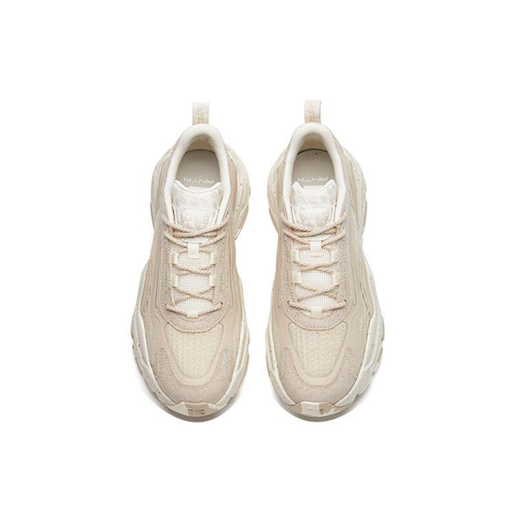 Anta Millennium Textile, Synthetic Leather Cushioning Slip Resistant Abrasion Resistant Low Top Casual Shoes Women's 122228890-7