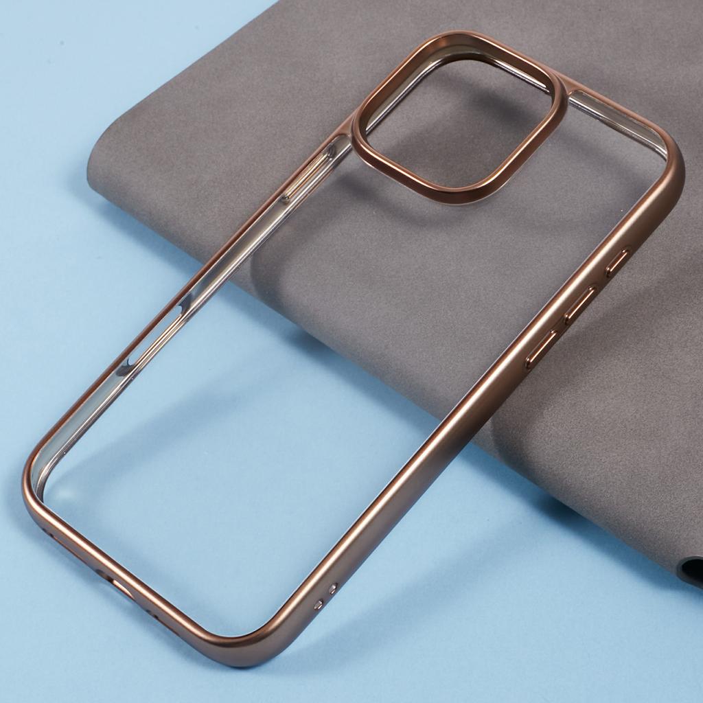 KIGC Ice Silk Series For iPhone 16 Pro Max Case TPU+PC Electroplating Phone Cover