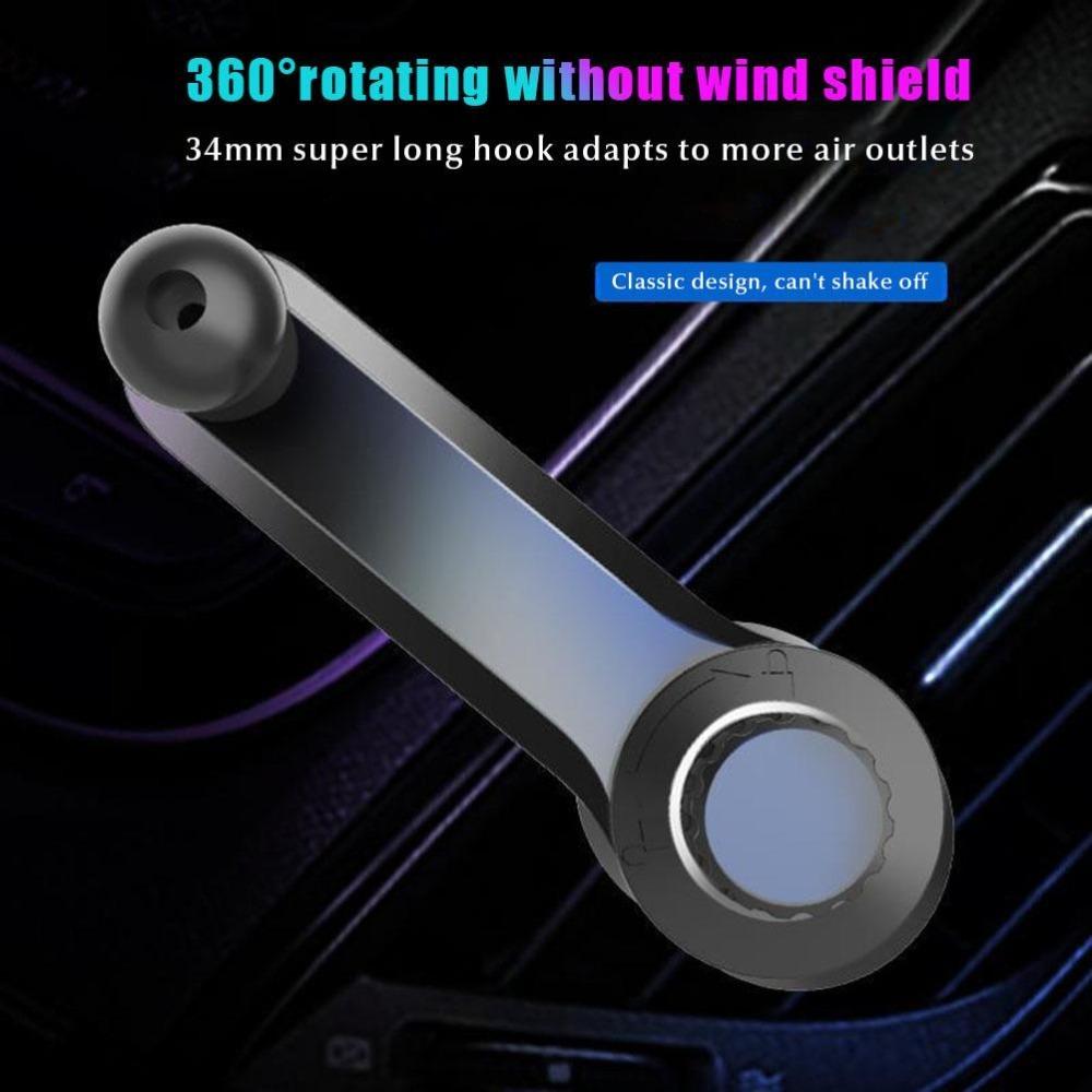 Small Car Phone Mount Anti-Shake Grip Extension Arm Phone Holder Vent Clip