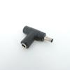 3way DC 1 male to 2 Female to Male jack Power Adapter 5.5X2.1MM plug 5.5x2.1 connector splitter 5521 Jack cable extend converter