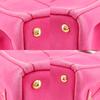 PRADA Canapa Handbag 2WAYShoulder Tote Bag pink canvas Women Used