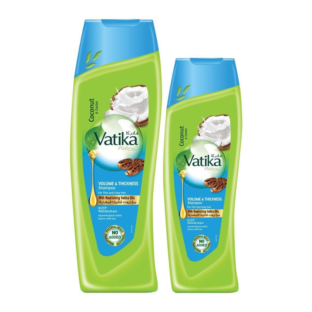 

Лінія шампунів Vatika Naturals - Зробіть ваше волосся здоровим і сильним Coconat+ Castor 400+200ml