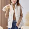 Fashion Winter Women's Vest Thick Warm Casual Sleeveless Jackets Woman Short Coat
