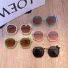 Cute Kids Sunglasses for Girls, Fashionable UV400 Bowknot Glasses with Ribbon Decoration Sunshade Kawaii Photographic Eyewear
