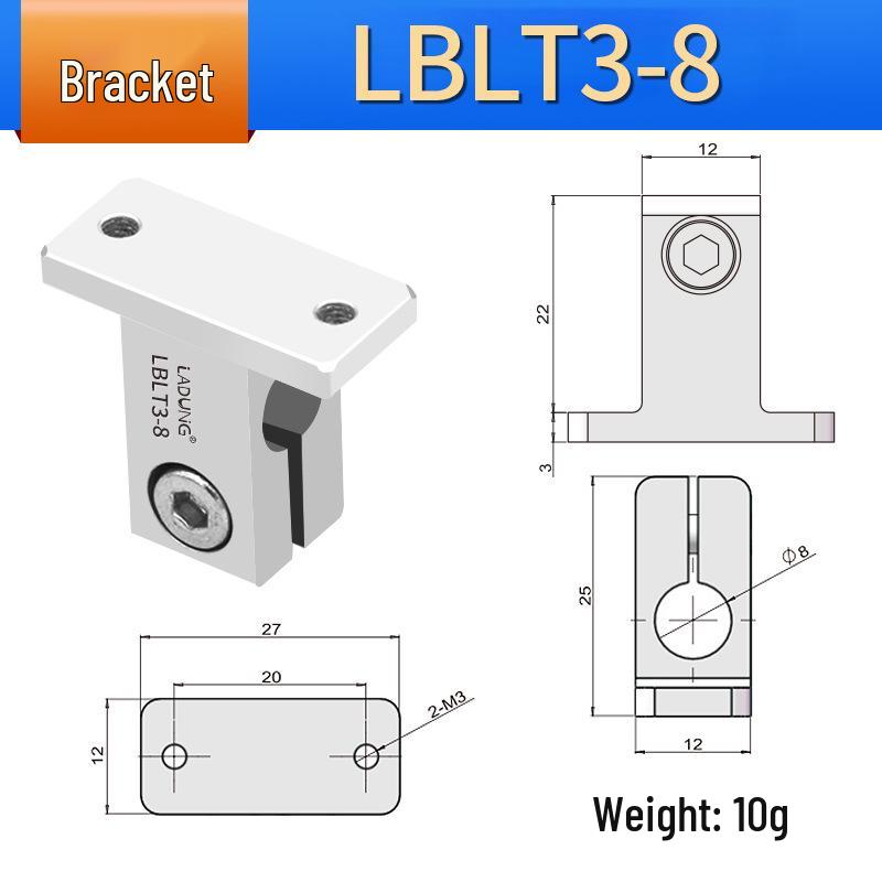 Rotary Bracket Cylinder Fastener LBLT2-20 Steel Pipe Clamp Connector SMBU