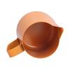 Kaffetillbehör Rostfritt Stål Mjölkskummare 400 ml Kapacitet Spetsig Pip Kaffekanna Orange Skumkanna Kaffebryggning
