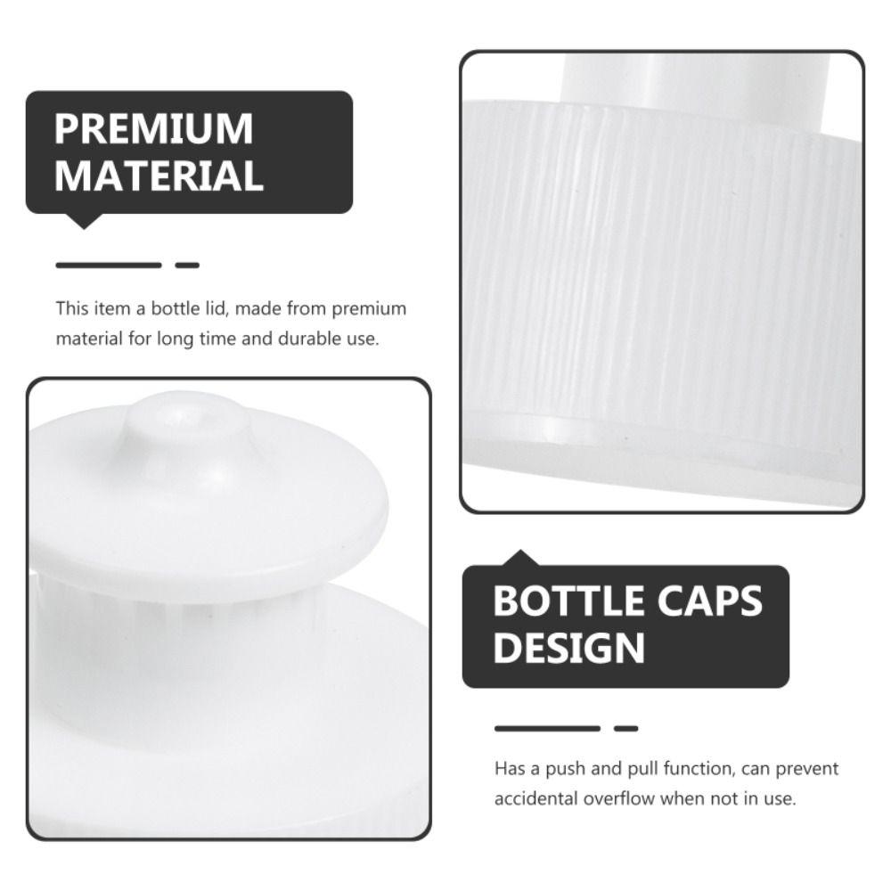 Push Pull Twisted Cover Sports Sealing Screw Bottle Caps Soda Replacement Tops Water Bottle Lid