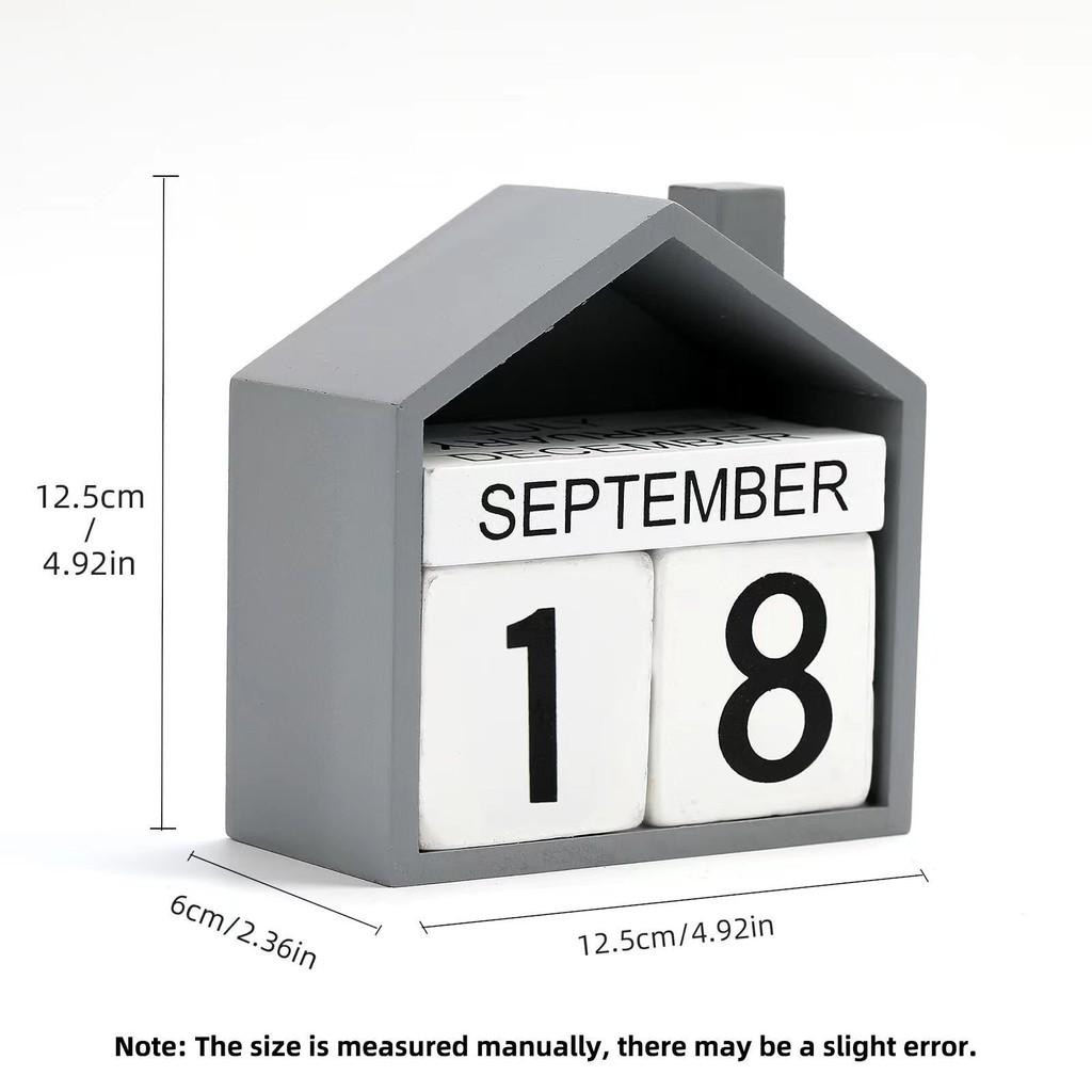 Calendario da scrivania in legno con conto alla rovescia e logo personalizzato per regalo d'ufficio