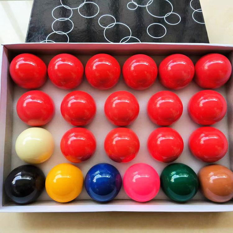 Billiard Ball Set: English, Domestic, Chinese, Snooker Accessories with Black Box