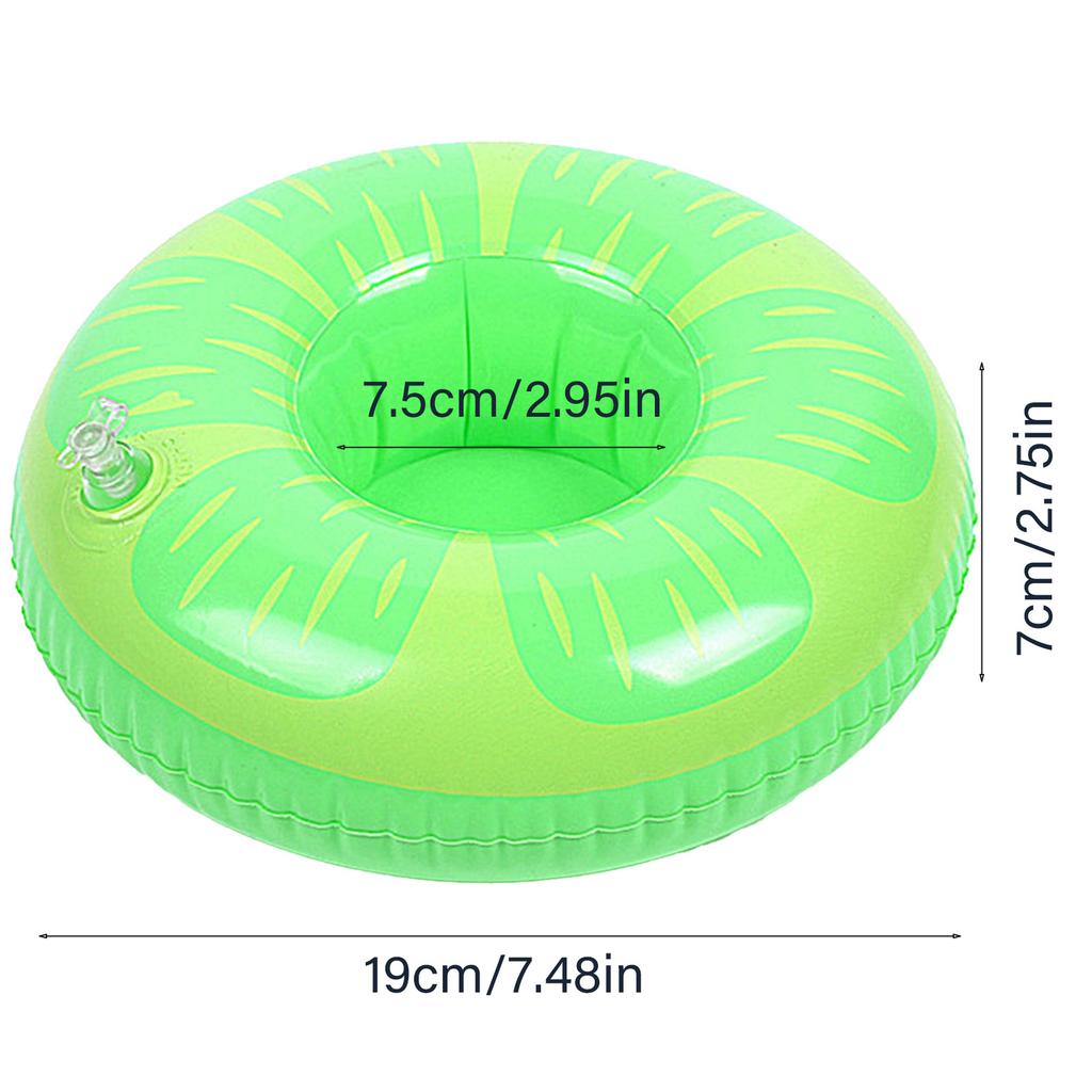 Inflatable Pool Drink Holder Floats Multi Shape Swimming Cup Holder Suitable for Beach Party Supplies