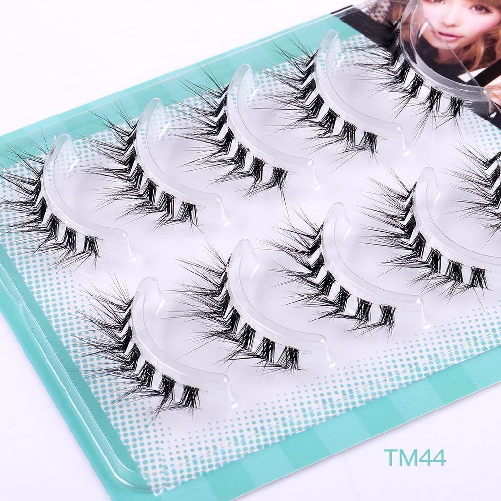 Transparent Terrier 5 Packs L-Shaped False Eyelashes Natural Comic Barbie Eyelashes Little Demon Eyelashes