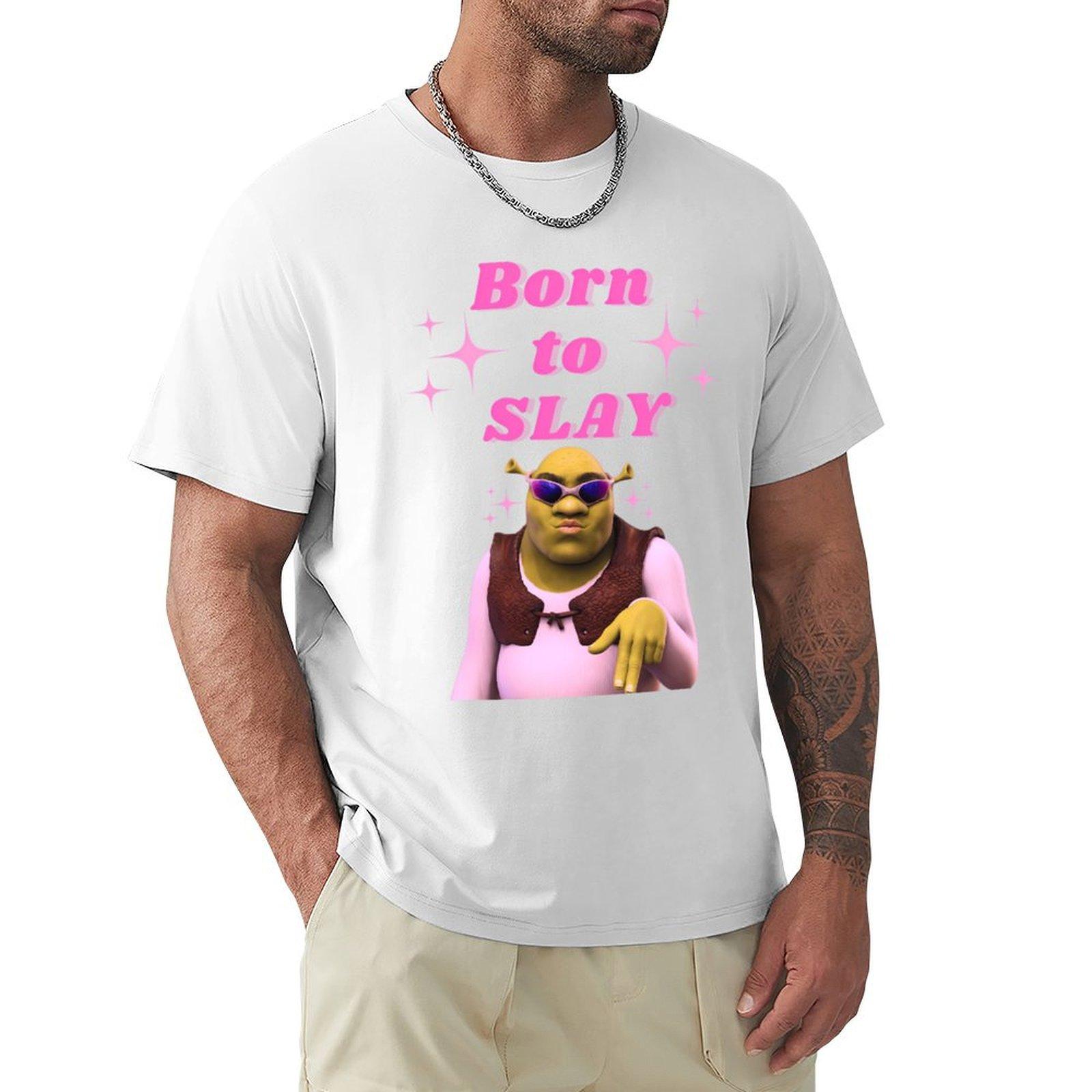 Born To Slay Tshirt Custom Shirt Valentines Clothes Cute Clothes Funny Costumes Heavyweight T Shirts For Unisex S