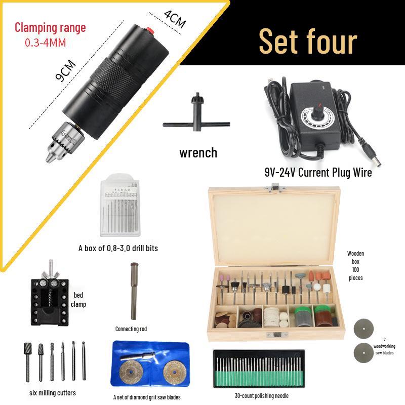 Compact Variable Speed Electric Jade Grinder & Mini Engraving Drill