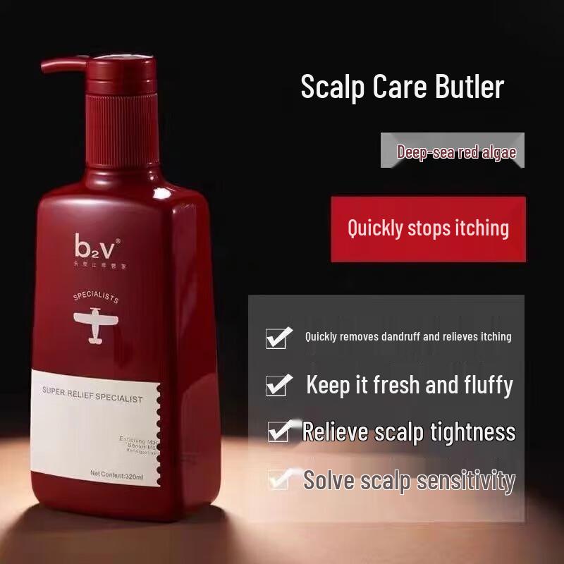 B2v Rotalgen Silikonfreies Shampoo