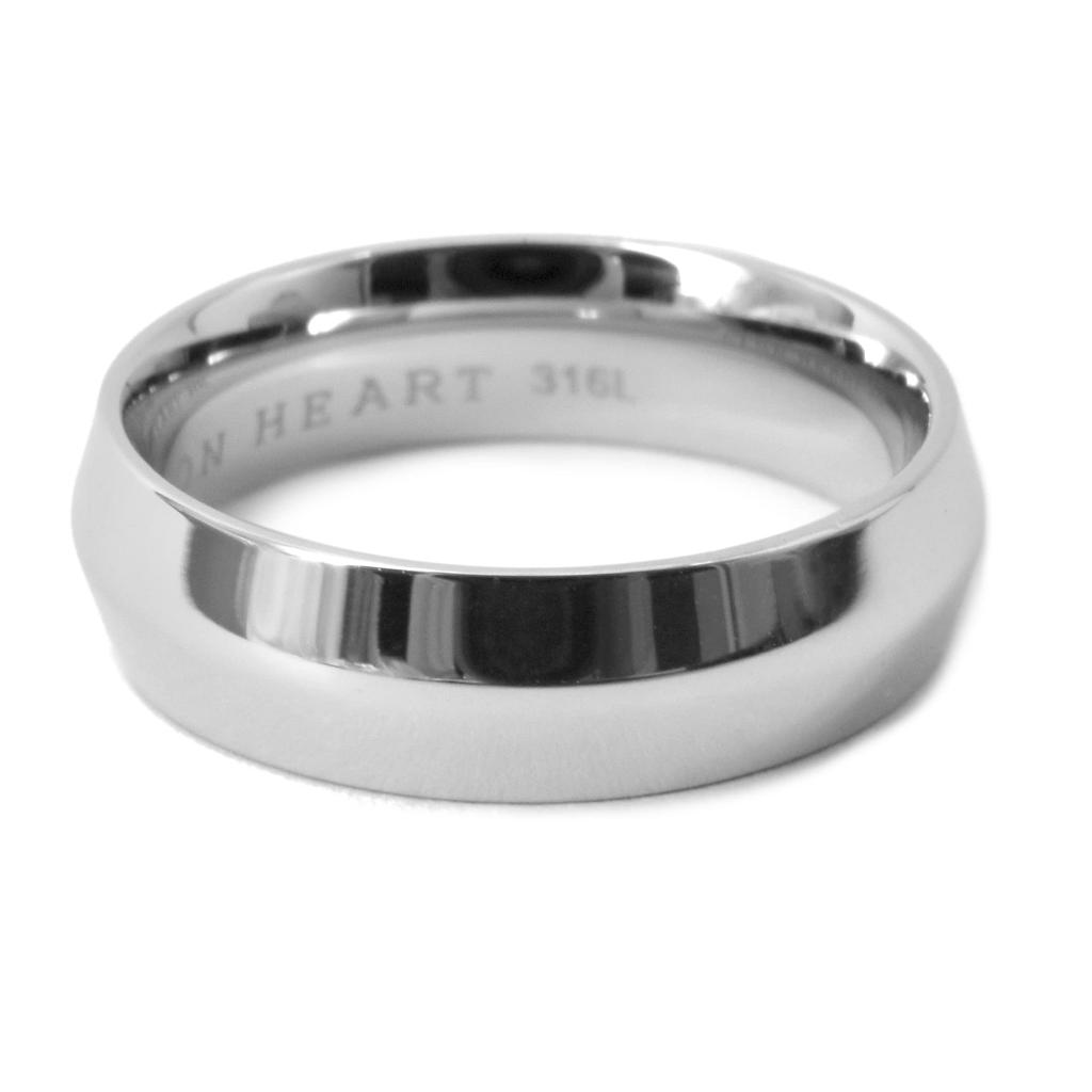 Lionheart LH-1 Wide-Cut Dual Ring, Surgical Stainless Steel (Hypoallergenic), Men's, Size 21 (Includes Pouch), Directly Manufactured
