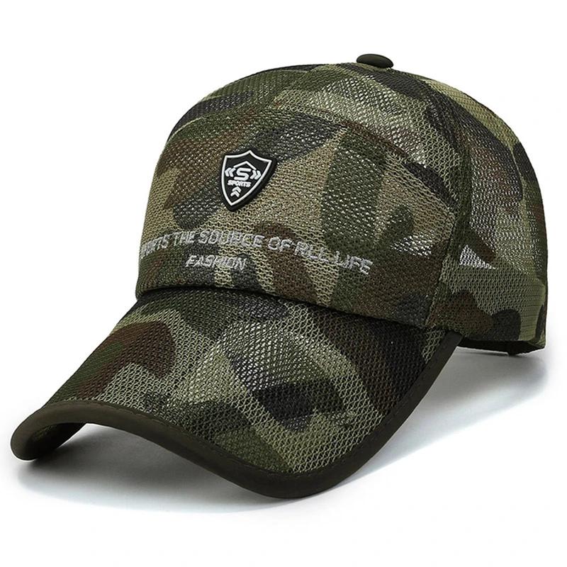 

Men Women Quick-Drying Breathable Mesh Sunhat Summer Sports Golf Baseball Caps Outdoor Hiking Running Fishing Duck Hat Visors One Size