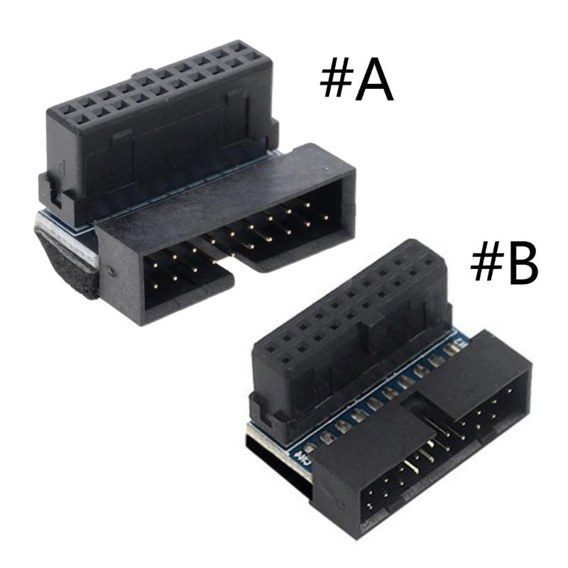 USB3.0 90 Degree Right Angle Computer Motherboards Header Adapters For Space Saving Design Stable Connection