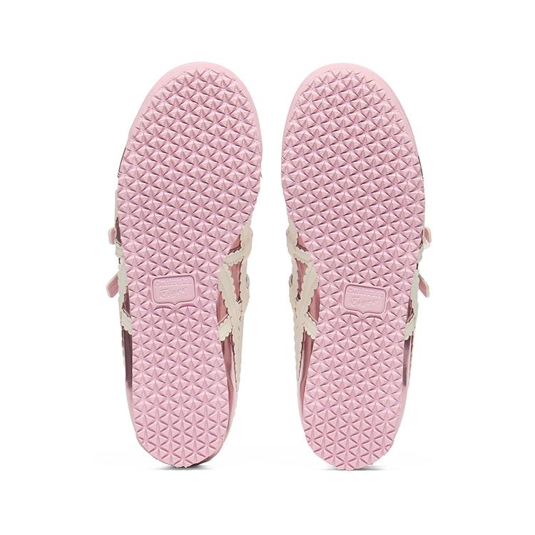 Onitsuka Tiger Mexico 66 Tgrs Comfortable Flat Mary Jane Shoes Women shoes Pink 1182A708-701
