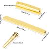 Metal Guitar Upper Nut Golden Guitar Bridge Pins Premium Guitar Bottom Saddle  Guitar
