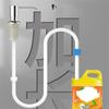 Durable 500ML Soap Dispenser for Kitchen Sink Black Silver Color Liquid Pump Bottle with Stainless Steel Head and Hose