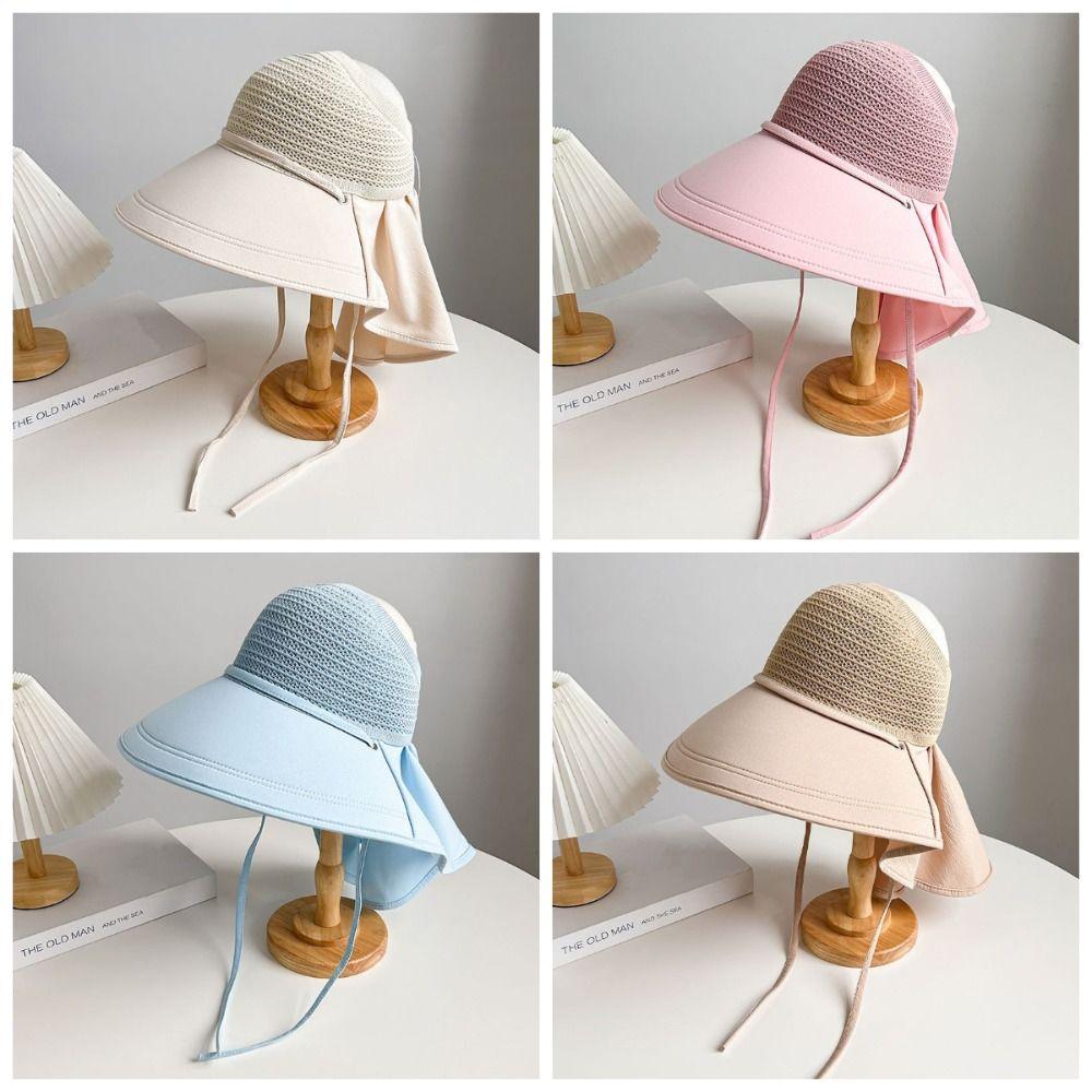 Foldable Sun Protection Hats Elegance Wide Brim Sunhat Portable Large Brim Sun Hat Sun Supplies