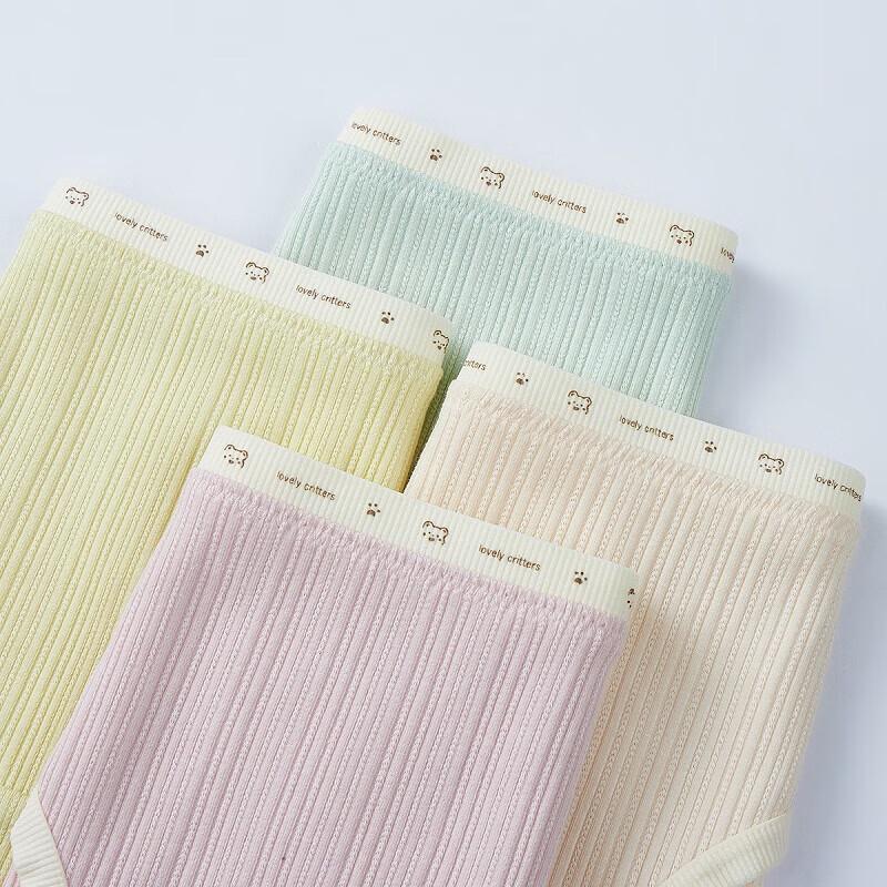 Fenteng Women's Antibacterial Mid-waist Briefs 4-Pack