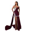 Damen Sexy Pailletten Abendkleid für Formelle Anlässe