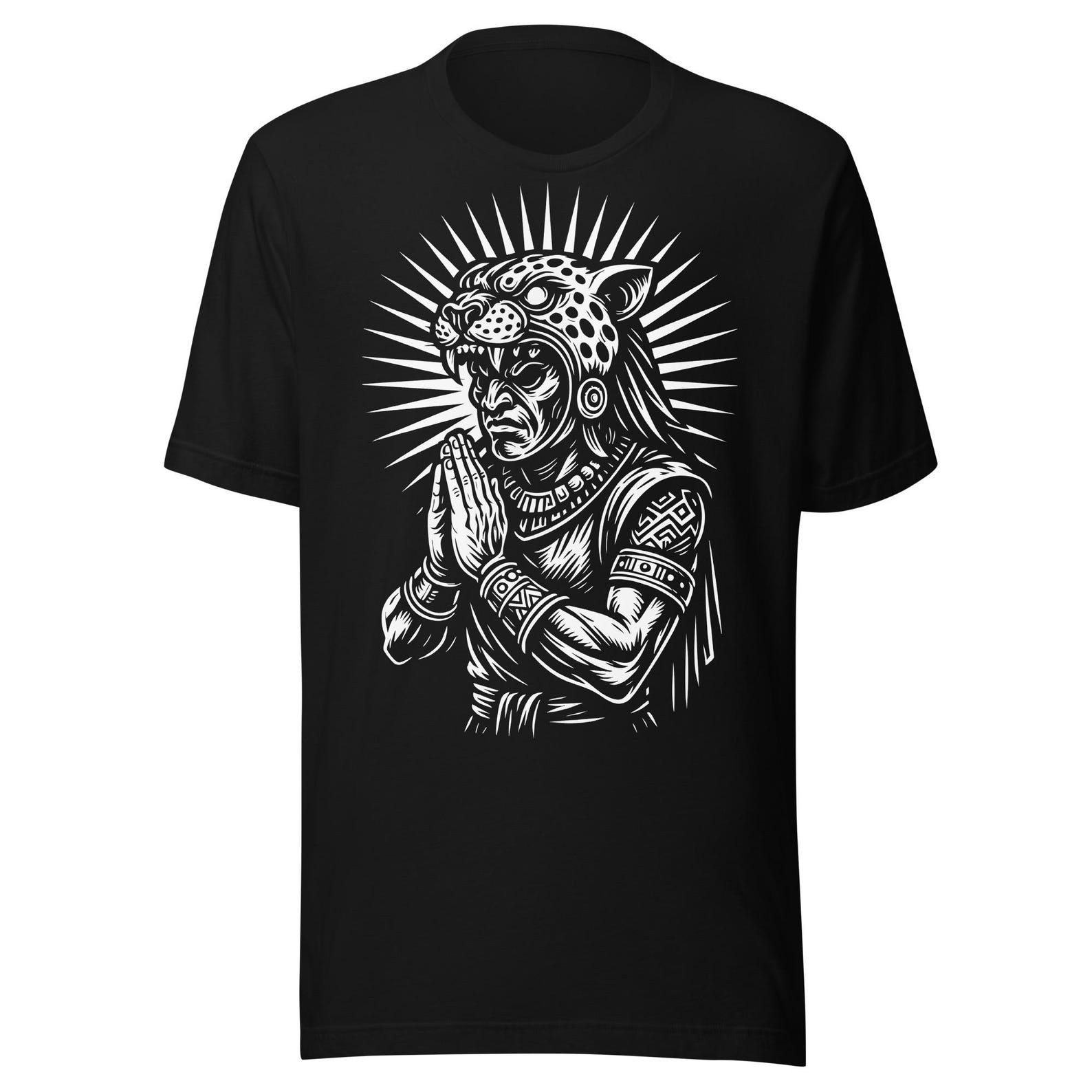 Aztec Warrior Pray Semitono Unisex t-shirt L