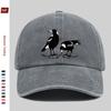 Pc Stück Verstellbare Trucker-Kappe Geeignet für Männer Frauen Vintage Gewaschen Elster Print Snapback Kappe Leichte Baseballkappe für