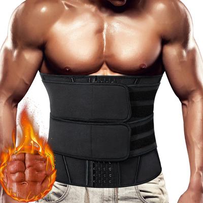 Männer Taille Trainer Körper Shaper Sauna Schweiß Fitness Gürtel Bauch Trimmer Sport Gürtel Workout Wear Abnehmen Korsetts