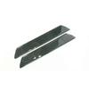2X Real Carbon Fiber Car Scuff Plate Door Sill Cover Panel Step Protecors 258Cm