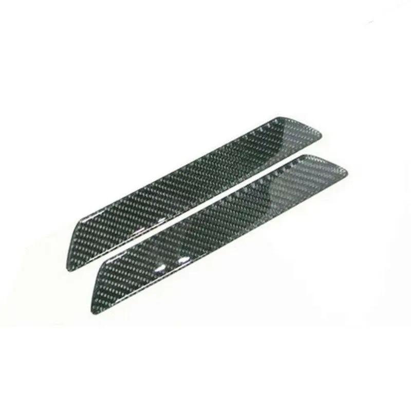 2X Real Carbon Fiber Car Scuff Plate Door Sill Cover Panel Step Protecors 258Cm