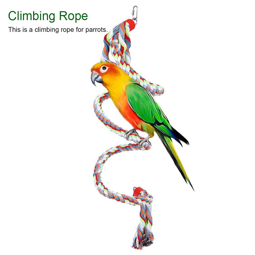 1.6 Meter Parrot Swing Climbing Standing Toys Birds Supplies for Large Medium Small Parrots