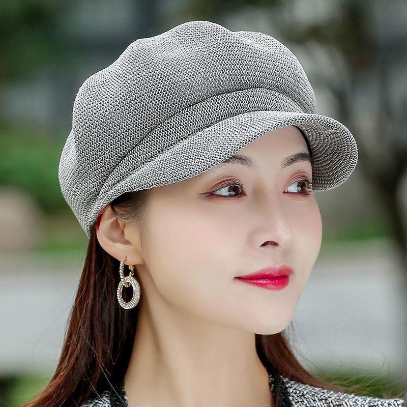 Korean Style Women s Summer Breathable Octagonal Sun Hat