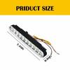 2x 30 LED Car Daytime Running Light DRL Driving Turn Signal Fog Lamp White Amber