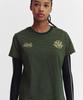 Minasu Vintage Stripe Short Sleeve T Shirt_Green