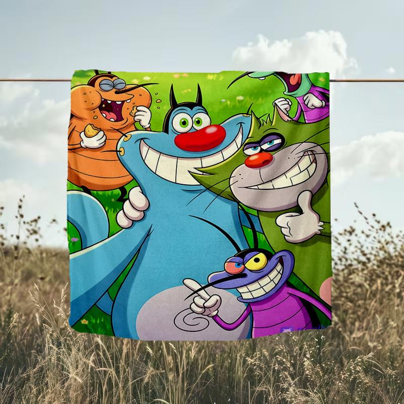 1PC Cockroaches Blanket Flannel Throw for Sofa, Indoor, Camping, Living Room, Office, Chair, And Bed Soft Birthday Christmas Gift