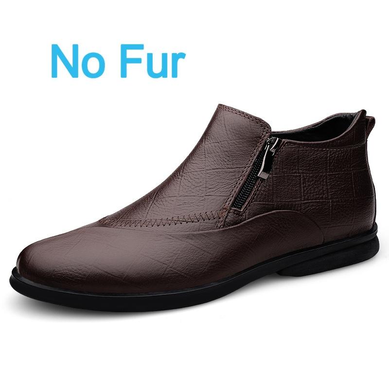 British Style Men Genuine Leather Chelsea Boots 2025 New Business Boots Outdoor Antiskid Ankle Boots Flat Designer Shoes