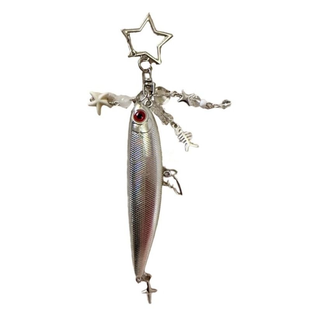 Simulation Fish Pendant Ocean Animal Bionic Fish Keychain Fashion Fish Keychain  Men Women
