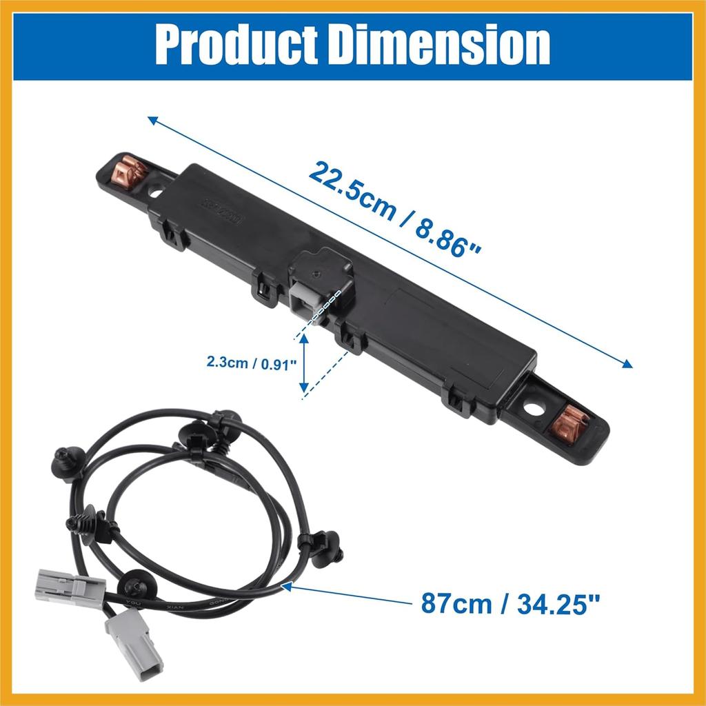 Car Auto Remote Start System Kit Fit for Ford F150 Edge with 2 Remote Key Fob and Antenna Jumper Wire - Pack of 3 Black Durable Material Replacement