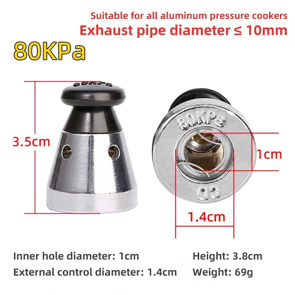 80KPA Pressure Cooker Exhaust Valve Replacement Pressure Cooker Safety Valve  Kitchen Hard
