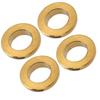 4Pcs Bicycle Gasket High Toughness Corrosion Resistance No Rust Compact Lightweight Convex Washer Spacer for BikeGold