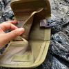 Three Fold Wallet Multiple Card Slots Nylon Outdoor Sport ID Photo Holder Bag Storage Hanging Pouch