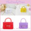 2024 Chic Mini Jelly Bag Colorful Pvc Hand Bag Perfect For Daily Outfits