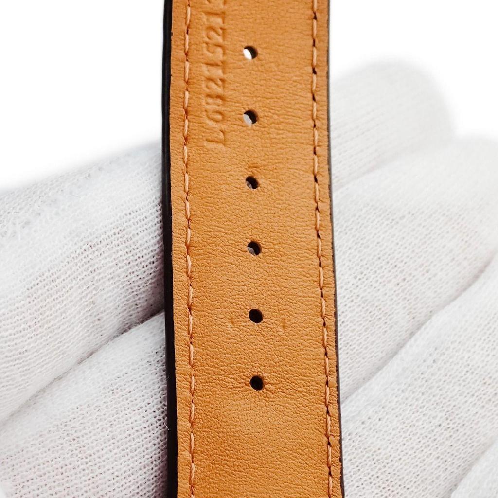 Used LONGINES Watch Parts Genuine Croco Band Crocodile Brown Like New Replacement Leather Belt Band Spare Replacement Spare Strap 19mm Brown Brown []