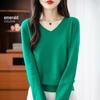 V-Neck Soft Knit Layered Sweater - Spring & Autumn Style