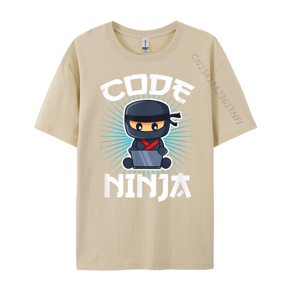 Code Ninja Programmer Coder Computer Programming Coding Luxury T Shirt Woman Mens TShirts Easter Sunday