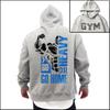 Sweat à capuche de Fitness Automne Hiver pour Homme - Sweatshirt Imprimé Double Face pour Musculation & Sports de Salle de Sport Pull Vêtement