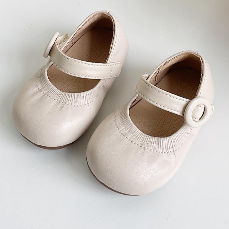 

Обувь принцессы Обувь для девочек Весенние и осенние туфли для малышей Детская кожаная обувь 16 бежевый